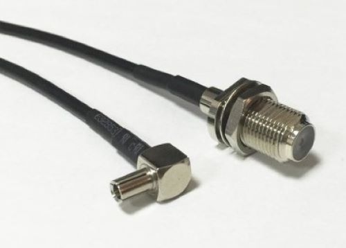 Переходник F-female/TS9 (15см)