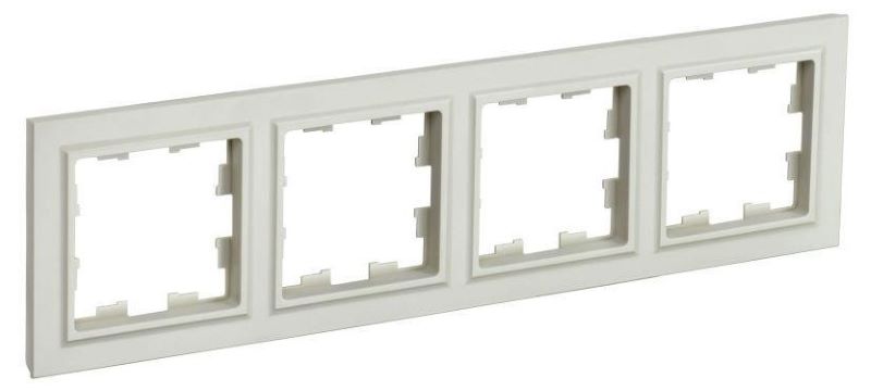 Рамка 4-м BRITE РУ-4-БрКр беж. IEK BR-M42-K10