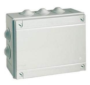 Коробка ответвительная с кабельными вводами IP55, 300х220х120 (54300)