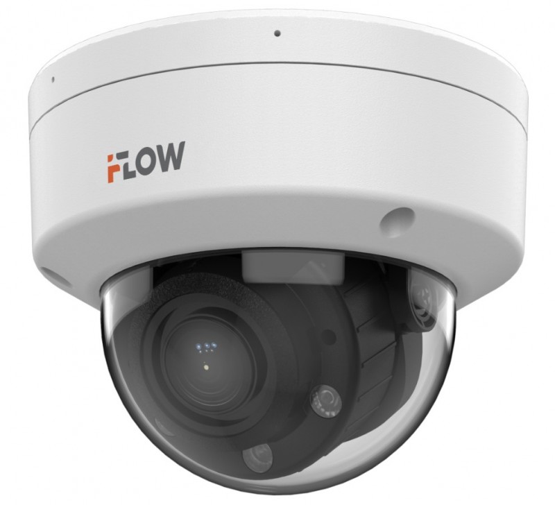 IP видеокамера купольная F-IC-1742CMZ4(2.8-12mm), Eco, 4Мп уличная с гибридной Smart-подсветкой, мик