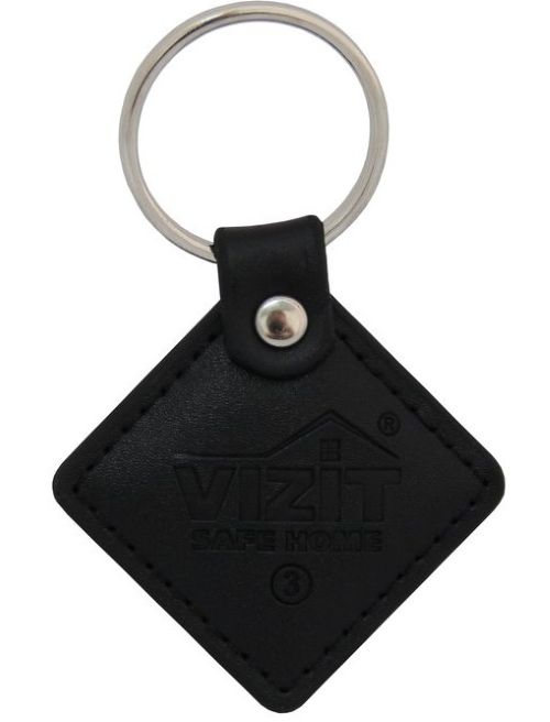Брелок EM-Marine, кожаный чехол, VIZIT-RF2.2 (Black)