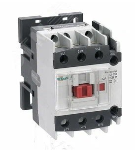 Контактор КМ-103 32А кат. 220В AC 1НО+1НЗ AC-3 DEKraft 22123DEK