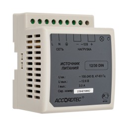 Блок питания стабилизированный AT-12/30 DIN