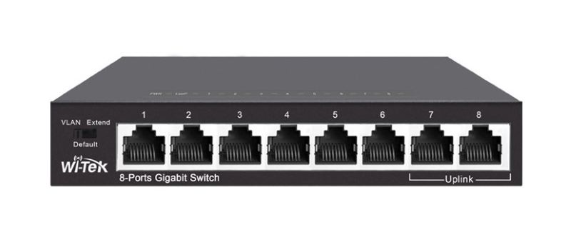 Коммутатор Wi-Tek WI-SG108 (v2), неуправляемый, 8 портов 1000Base-T
