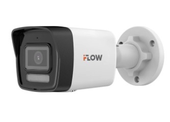 IP видеокамера цилиндрическая F-IC-1142CM(2.8mm), Eco, 4Мп уличная с гибридной Smart-подсв. и мик.