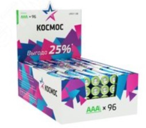 Элемент питания LR03 AAA, Alkaline 1.5В KOCLR03_96BOX (по 1 шт)