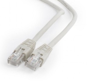 Патч-корд, U/UTP RJ45-RJ45 CAT 5e, PVC, серый, 0,5м REXANT (18-1001)