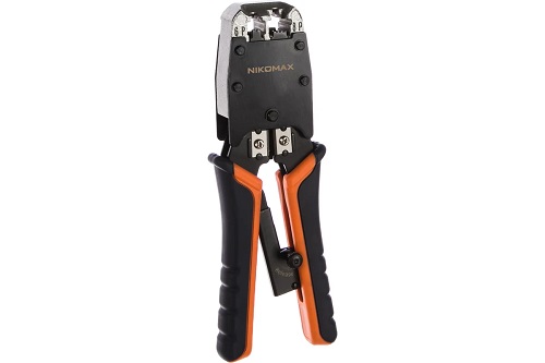 Инструмент обжимной профессиональный NMC-500R, RJ45/8P8C, RJ12/6P6C, RJ11/6P4C.