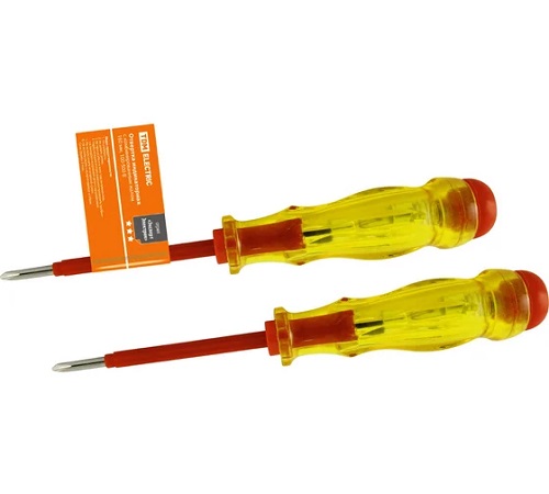 Отвертка-пробник (индикатор) с комбинированным жалом 160мм "ЭкспертЭлектрик" TDM (SQ1015-0003)