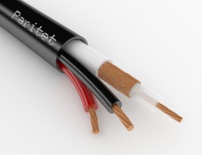 Кабель комбинированный КВК-П-2э 2х0,75, для систем видеонаблюдения, Паритет