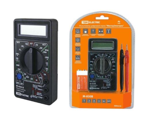 Мультиметр М-830В "МастерЭлектрик" TDM (SQ1005-0001)