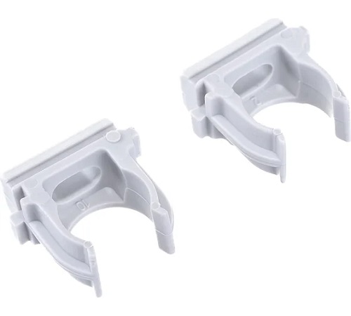 Крепеж-клипса для труб d25 мм серая Урал ПАК Артикул: АТ-50125