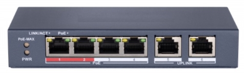 Коммутатор с питанием POE DS-S604P