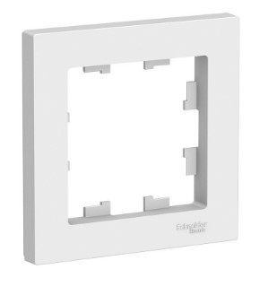 AtlasDesign рамка 1-местная, белый (ATN000101)