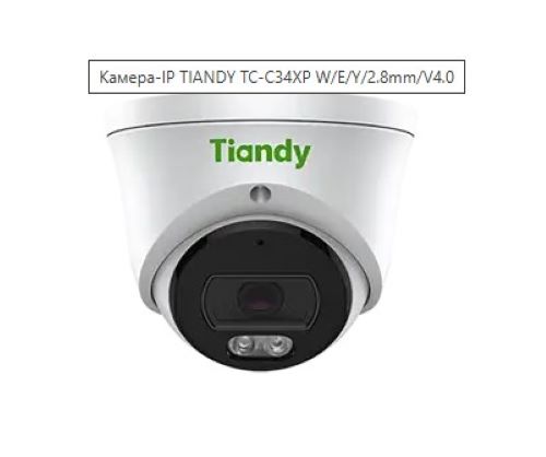 IP видеокамера купольная TC-C34XP Spec:W/E/Y/2.8mm/V4.0
