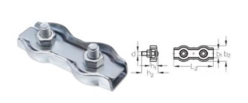 Зажим 2 мм Duplex для троса