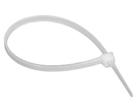 Хомут кабельный 3,5х150, белый (100 шт) (45151)