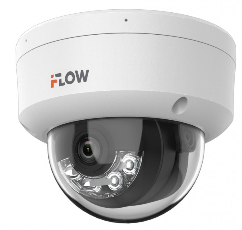IP видеокамера купольная F-IC-1442CM(2.8mm), Eco, 4Мп уличная с гибридной Smart-подсветкой, мик