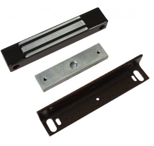 ML-350N KB-2 с уголком (коричневый) Замок электромагнитный