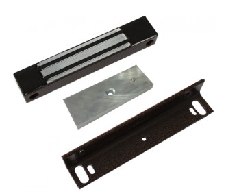 ML-400 KB с уголком (коричневый) Замок электромагнитный