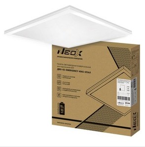 Светильник светодиодный ДВО-02-EMERGENCY 4065-ОПАЛ 40Вт 6500К 595х595х25мм (4690612053042)