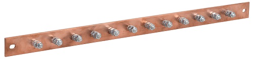 Медная шина заземления, 19" ER-12-325-M1