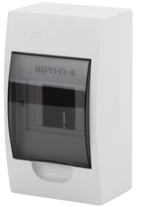Бокс ЩРН-П-04 мод. навесной пластик IP41 SIMPLE