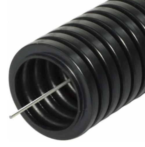 Труба гофрированная ПНД легкая d32мм с протяжкой черн. (уп.50м) Урал Пак ГФ-1100032-050