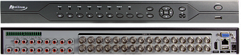 AKSILIUM Регистратор XMeye HVR-3205N Alm 2D AI 2 SATA 3.5" 2x14Тб (в комплект не входит)