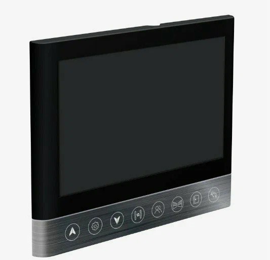 WARTE-07-15 черный/графит MHD (ОКТАВА+АЛЬТ) комплект 7" видеодомофона с памятью и моб. прилож