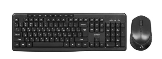 Клавиатура+мышь беспроводная Aceline ST-706 черный