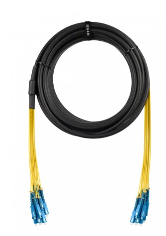 Сборка кабельная KOSCAB 2ов, SC/APC-SC/APC 9/125мкм, длина 150 м выод 0,4 буфер 3мм.(ДЛЯ ПОДВЕСА)